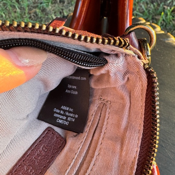 Anthropologie “Day & Mood” purple leather pouch - Picture 4 of 4